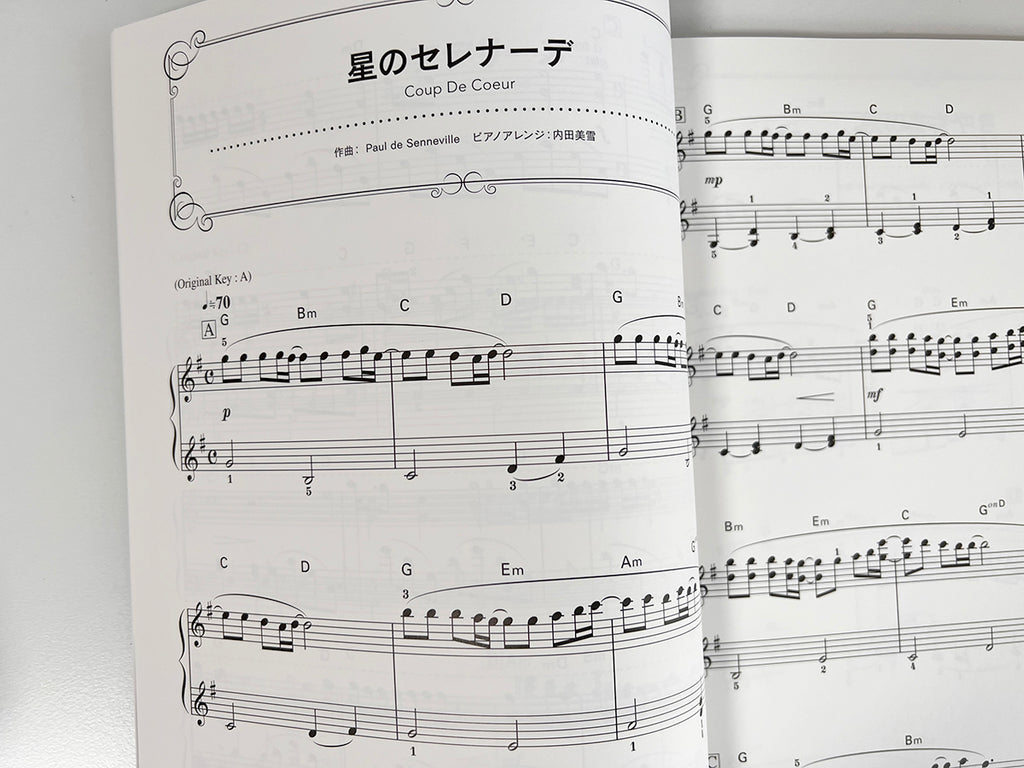 Richard Clayderman: Best Selection Piano Solo - Sheet Music Book