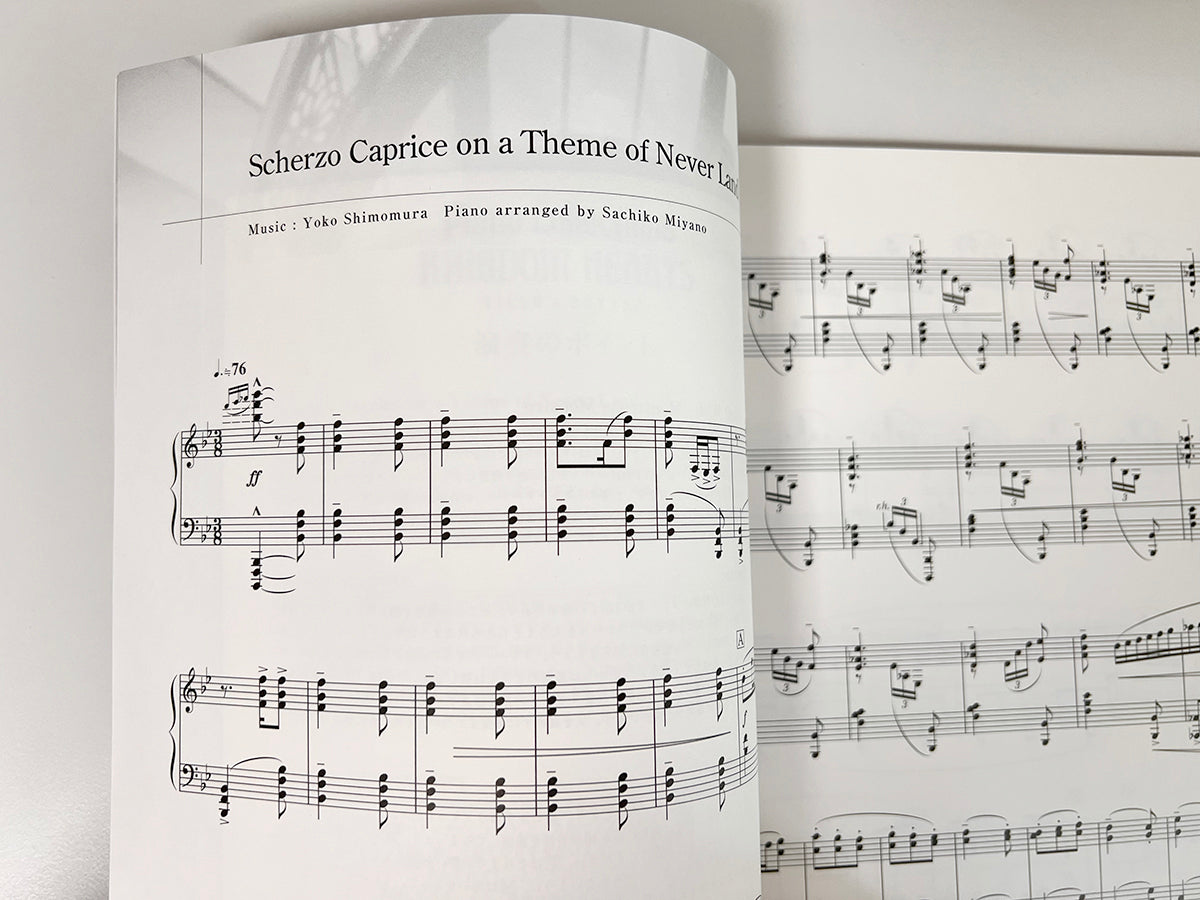 Kingdom Hearts FIELD and BATTLE Collection for Piano Solo - Sheet Music Book