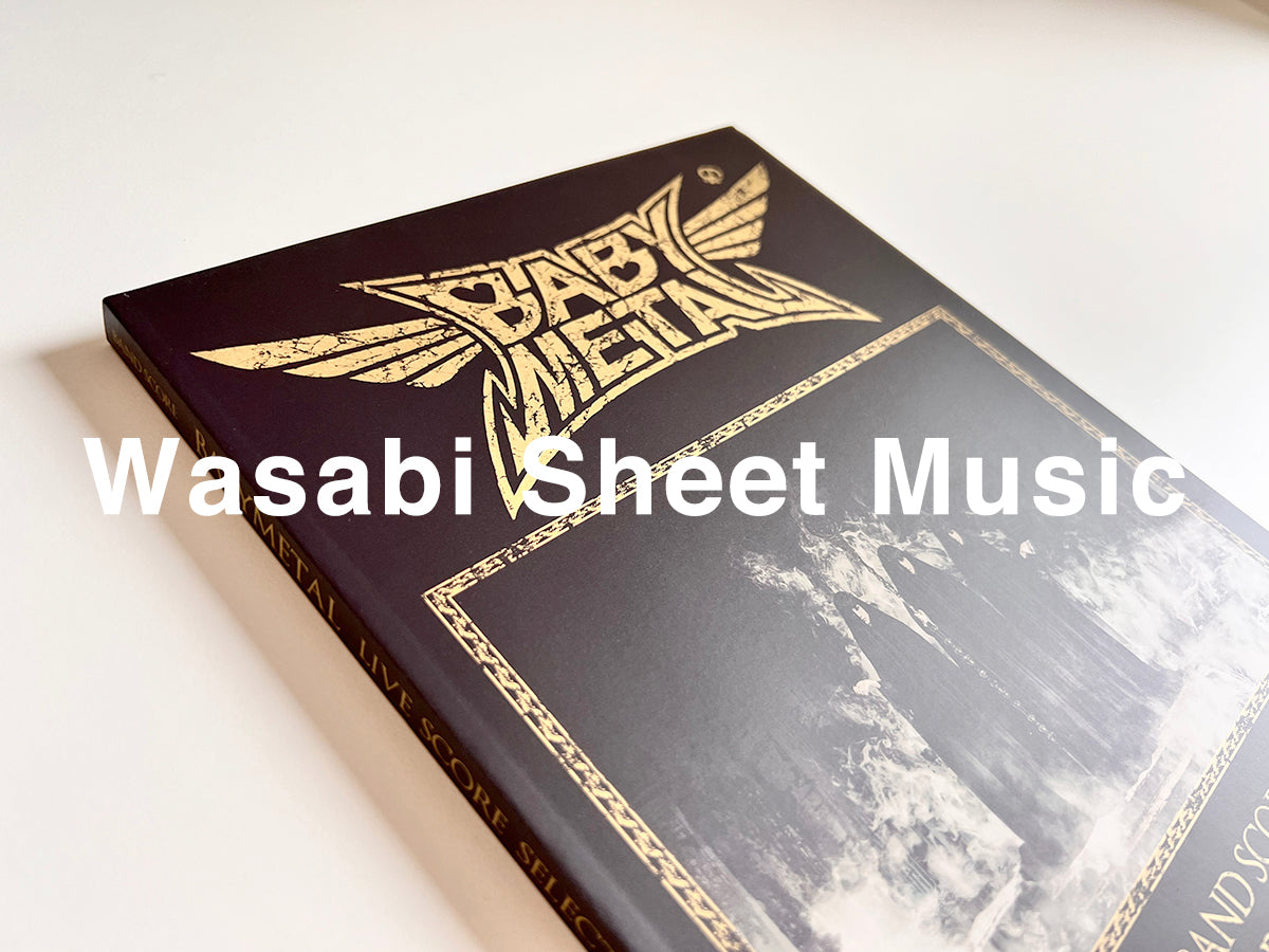 BABYMETAL "LIVE SCORE SELECTION" Band Score - Sheet Music Book
