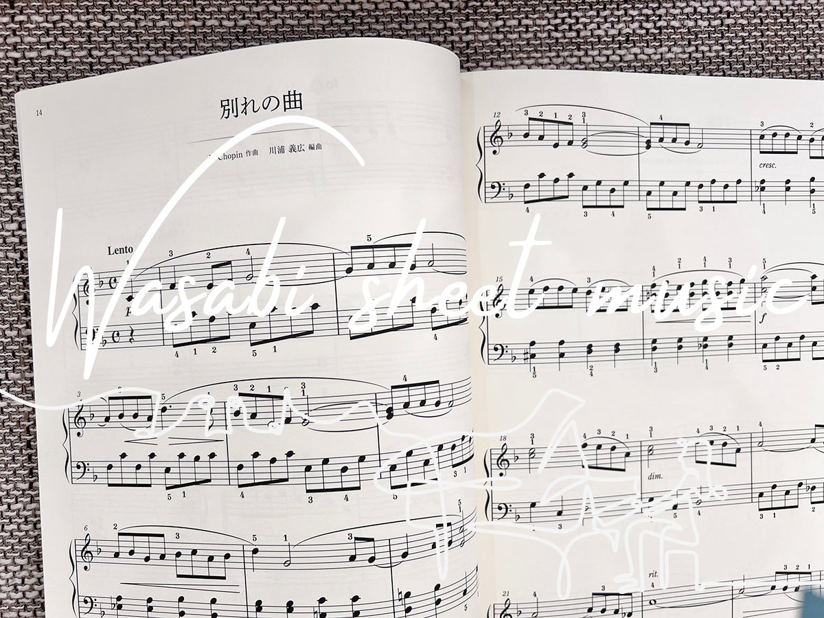 Standard Repertoire 100 [Green] Piano Solo in C major for Grown-ups - Sheet Music Book