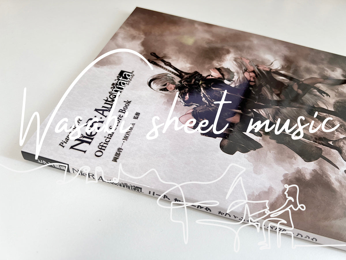 NieR Automata Official Score Book Piano Solo with Keiichi Okabe and MONACA - Sheet Music Book