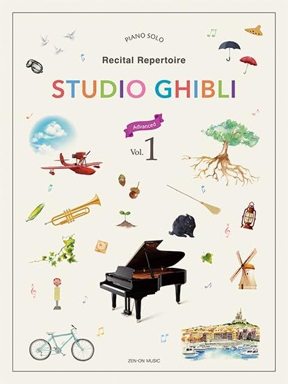 Recital Repertoire: Studio Ghibli Vol.1 - Piano Solo - English Version - Sheet Music Book