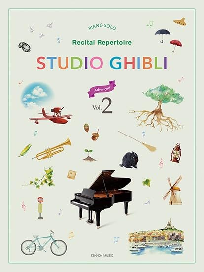 Recital Repertoire: Studio Ghibli Vol.2 - Piano Solo - English Version - Sheet Music Book