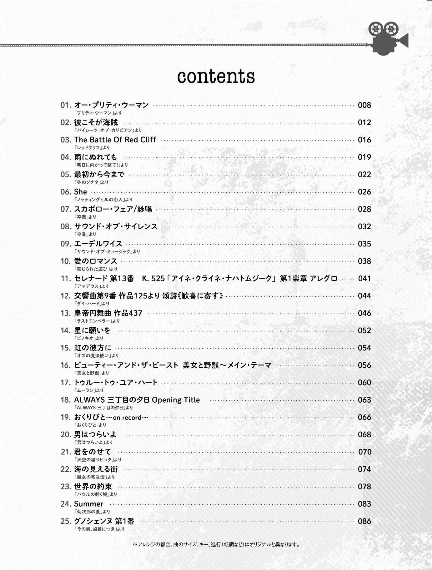 Screen Music Guitar Solo with CD - Sheet Music Book