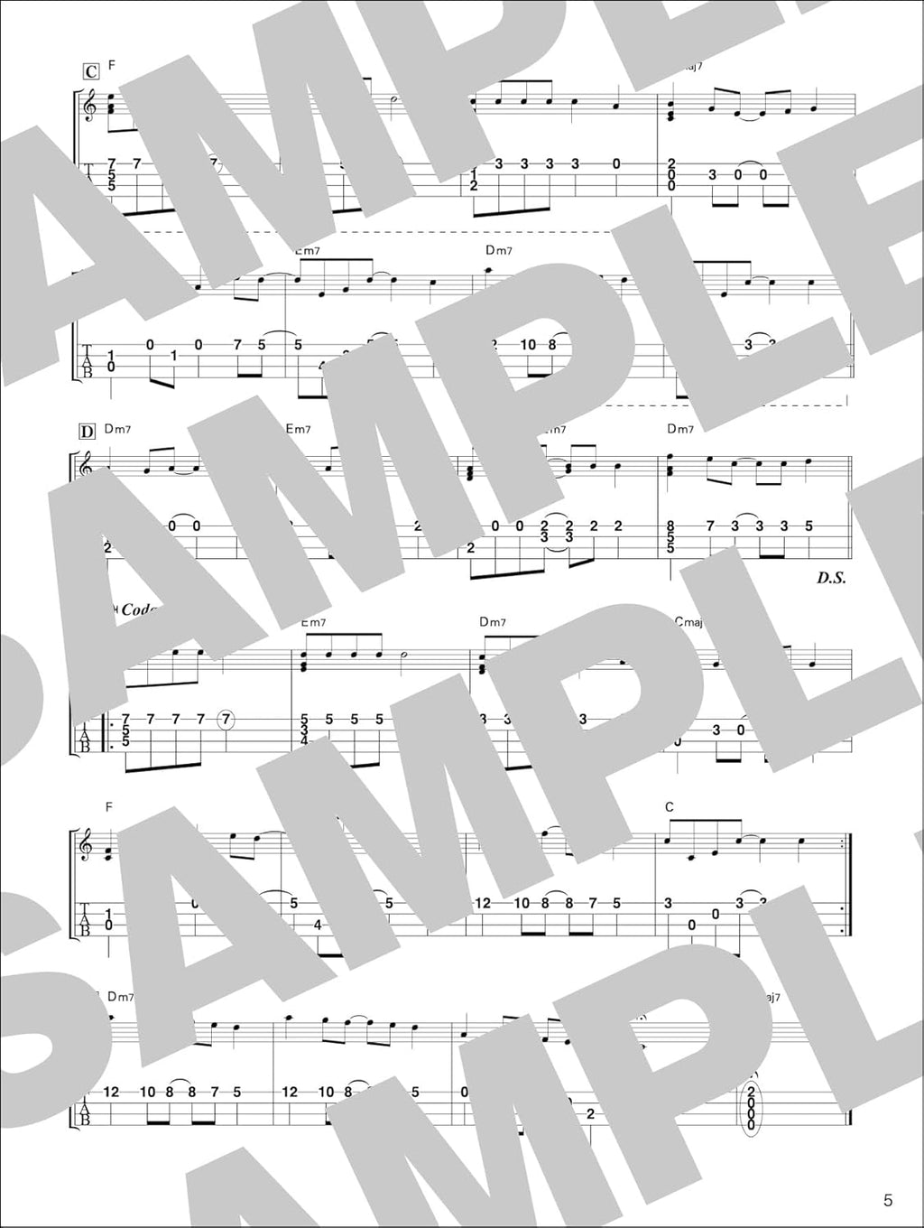 Stylish Arrangements: Ukulele Standard Song Collection: Ukulele Solo(Demo Performance Tracks on YouTube) - Sheet Music Book