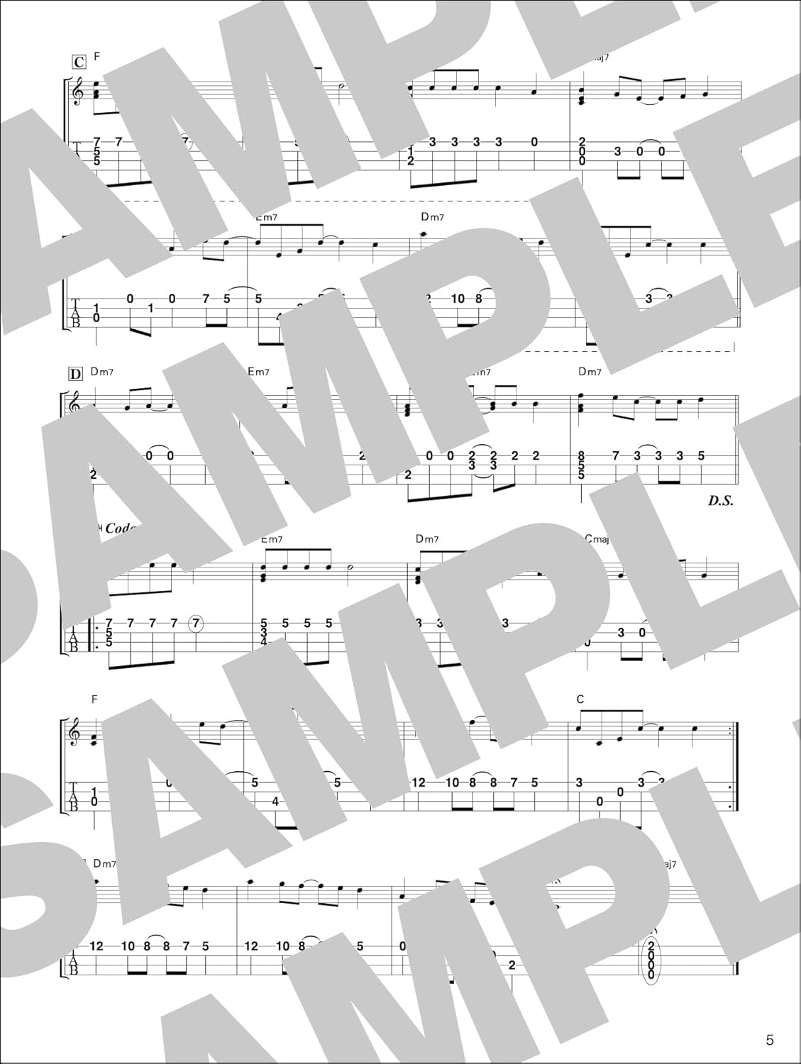 Stylish Arrangements: Ukulele Standard Song Collection: Ukulele Solo(Demo Performance Tracks on YouTube) - Sheet Music Book