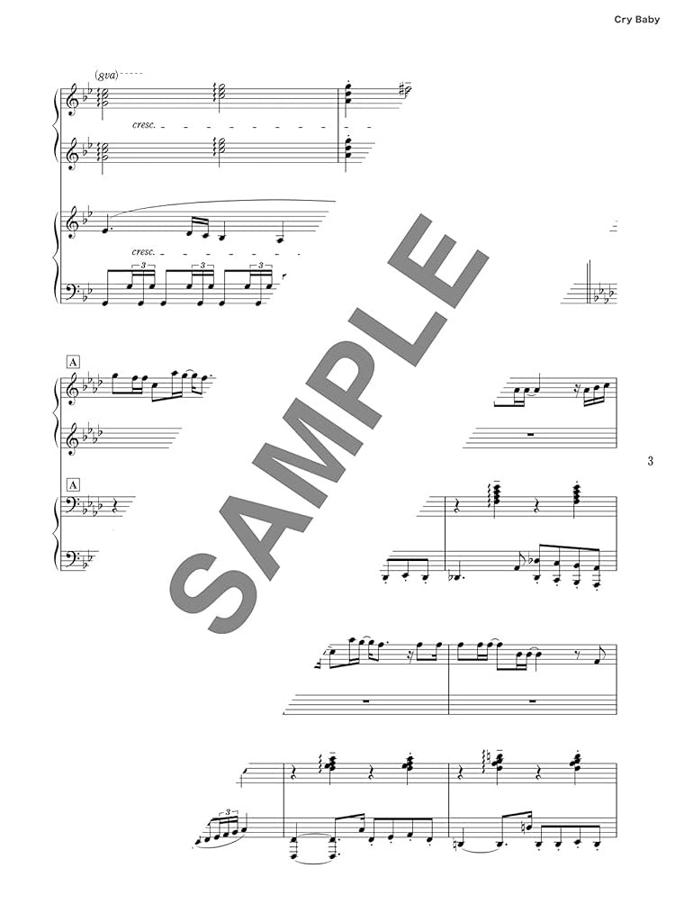 J-POP Collection Piano Duet - Sheet Music Book