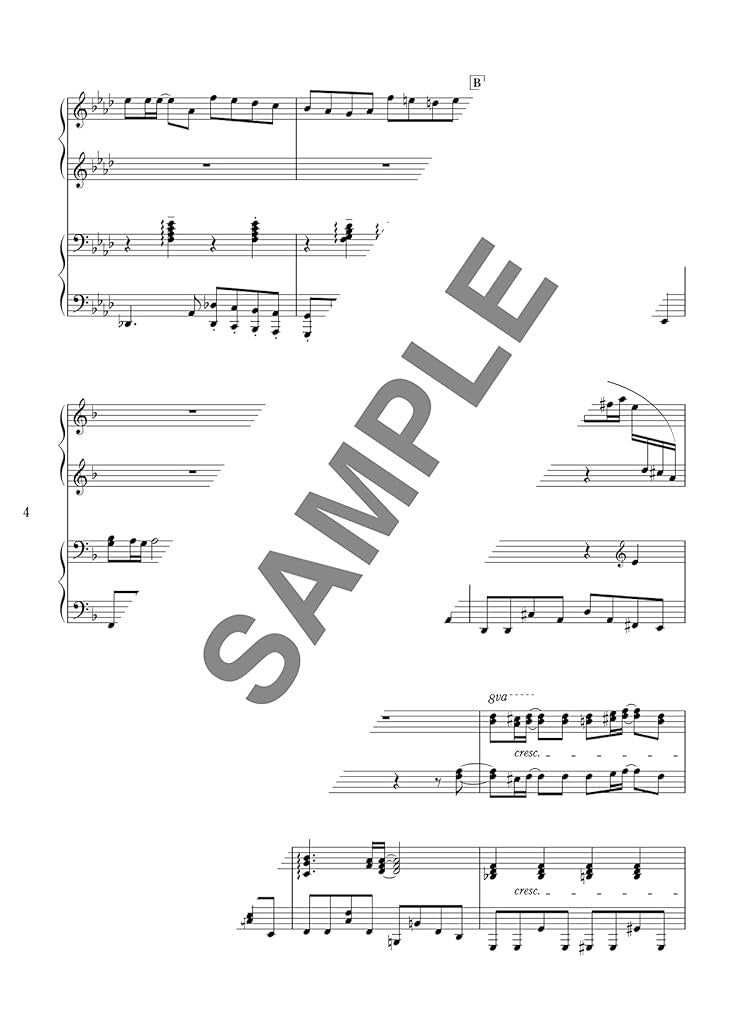 J-POP Collection Piano Duet - Sheet Music Book