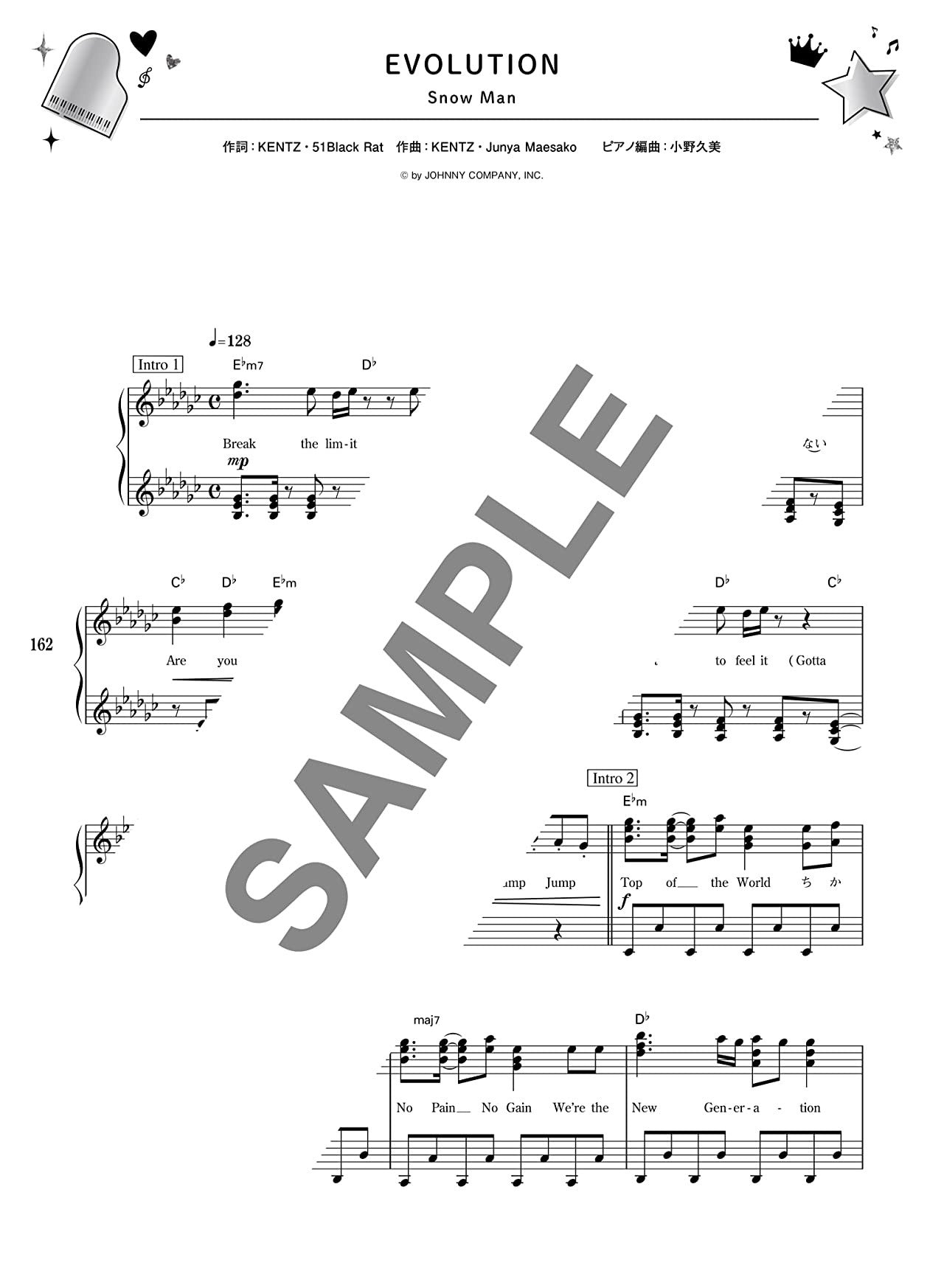 J-POP: Boys Idol Best for Piano Solo - Sheet Music Book