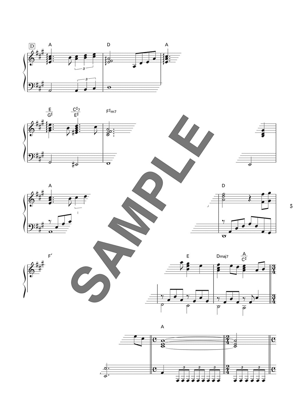 Popular Songs Piano Solo for Pianist that you really want to play!! - Sheet Music Book