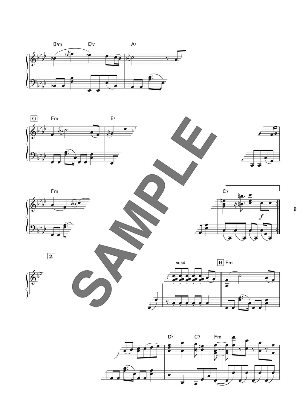 Detective Conan(TV Anime) BGM Selection for Piano Solo - Sheet Music Book