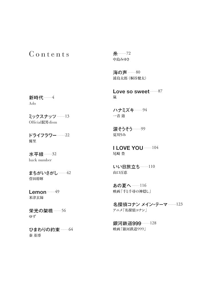 The collection of super standard songs for Piano Duet - Sheet Music Book