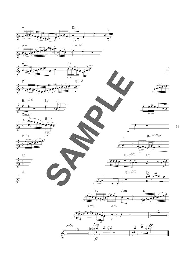 Stylish & Cool Violin Songs for Solo with CD - Sheet Music Book