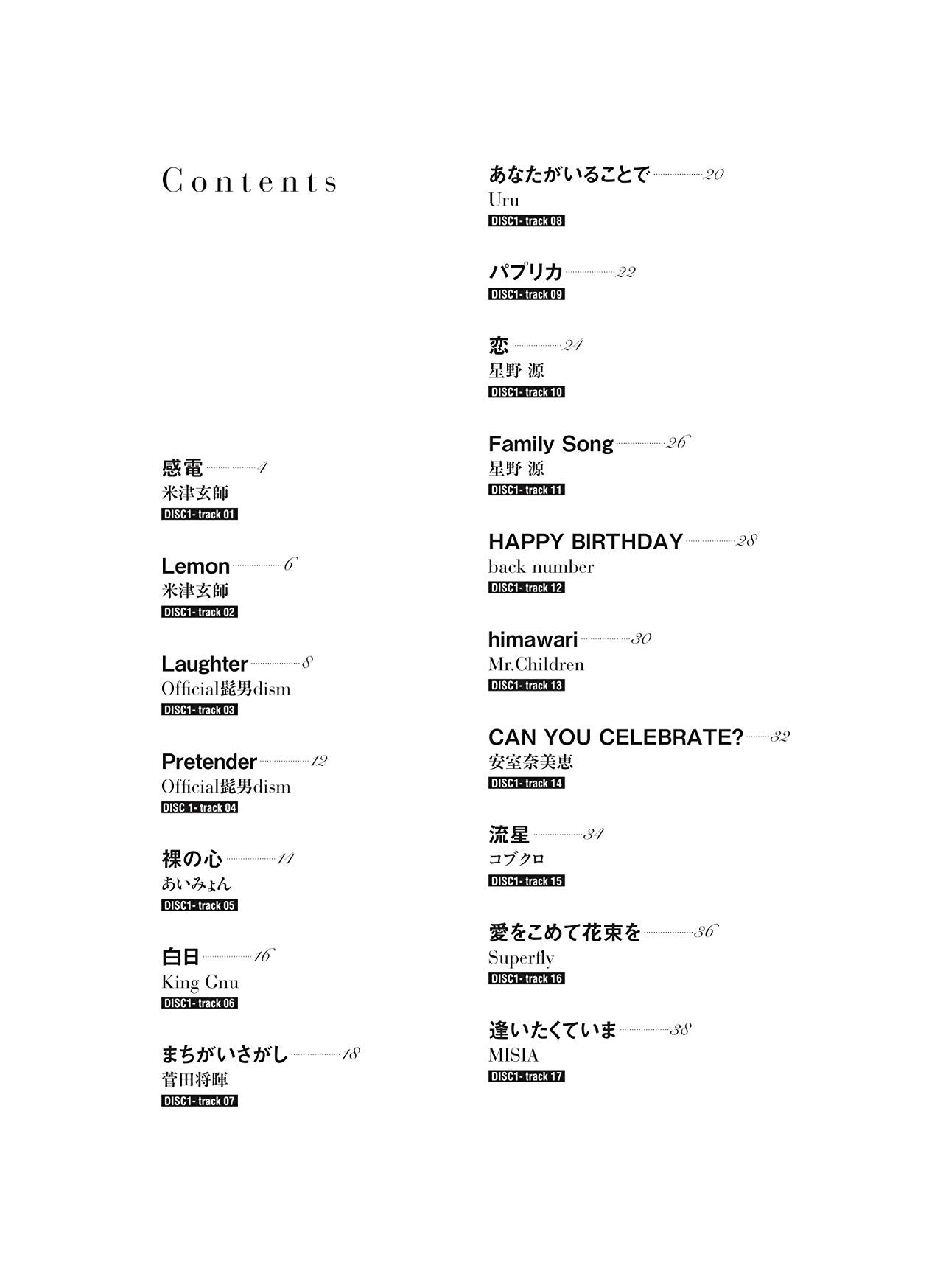 The collection of Standard J-POP songs for Flute Solo with CD - Sheet Music Book