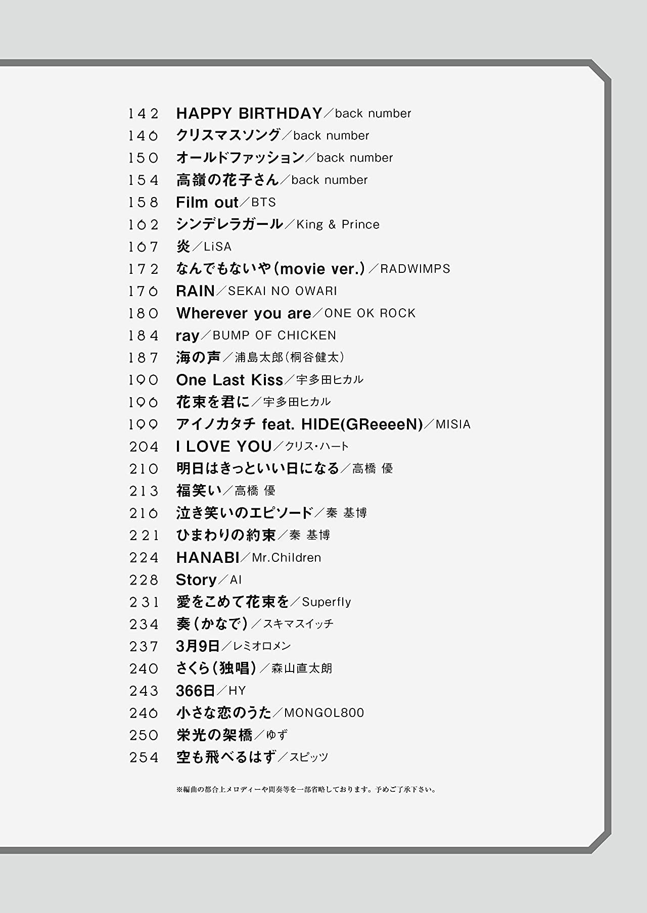 Popular Hit J-POP Songs Ukulele and Vocal - Sheet Music Book