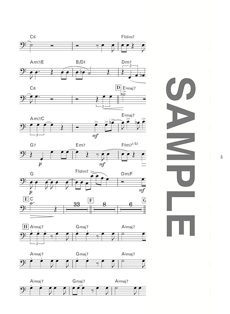 The collection of Movie Soundtrack for Trombone Solo with CD - Sheet Music Book