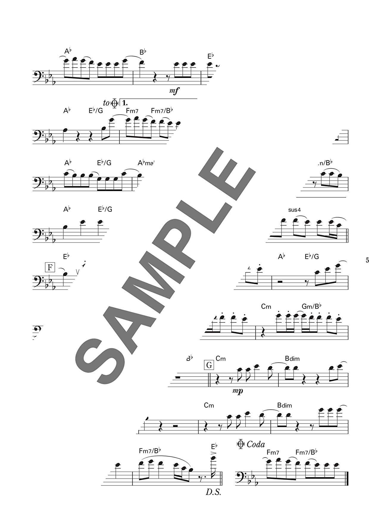 J-POP and Standard Collection Euphonium Solo with CD - Sheet Music Book