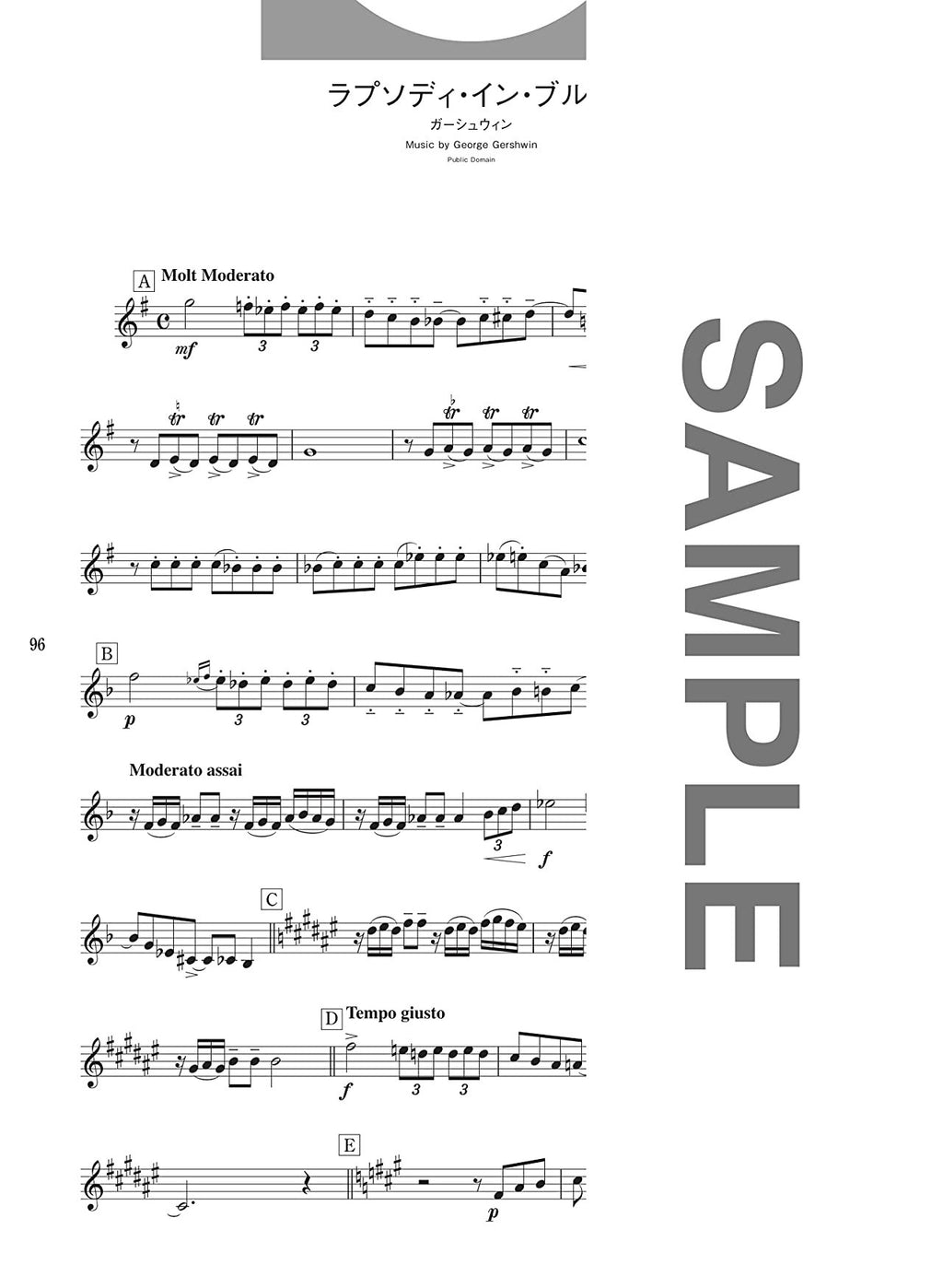 Standard Repertoire Clarinet Solo - Sheet Music Book