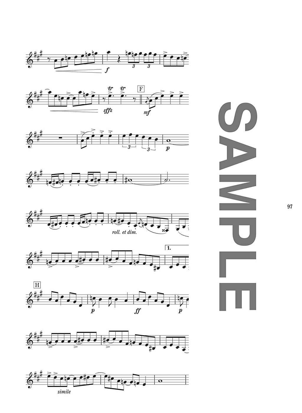 Standard Repertoire Clarinet Solo - Sheet Music Book