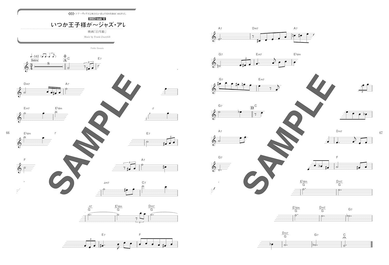 Pop Song Favorites for Tenor Saxophone with 2 CDs - Tenor Saxophone Solo - Sheet Music Book