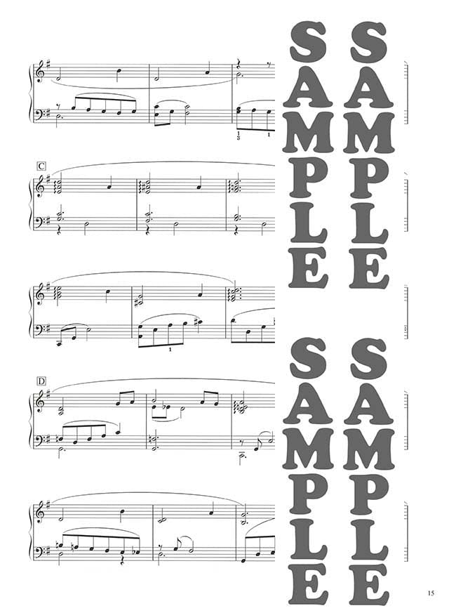 Impressive piano solo: Traditional Japanese Songs - Sheet Music Book
