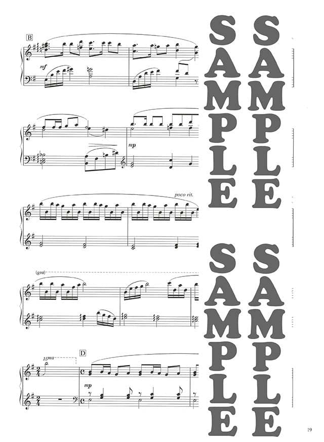 Impressive piano solo: Traditional Japanese Songs - Sheet Music Book
