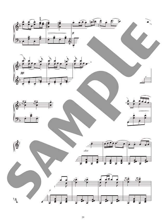 Studio Ghibli in Classical Music Style from Baroque Era to 20th Century Piano Solo - Sheet Music Book