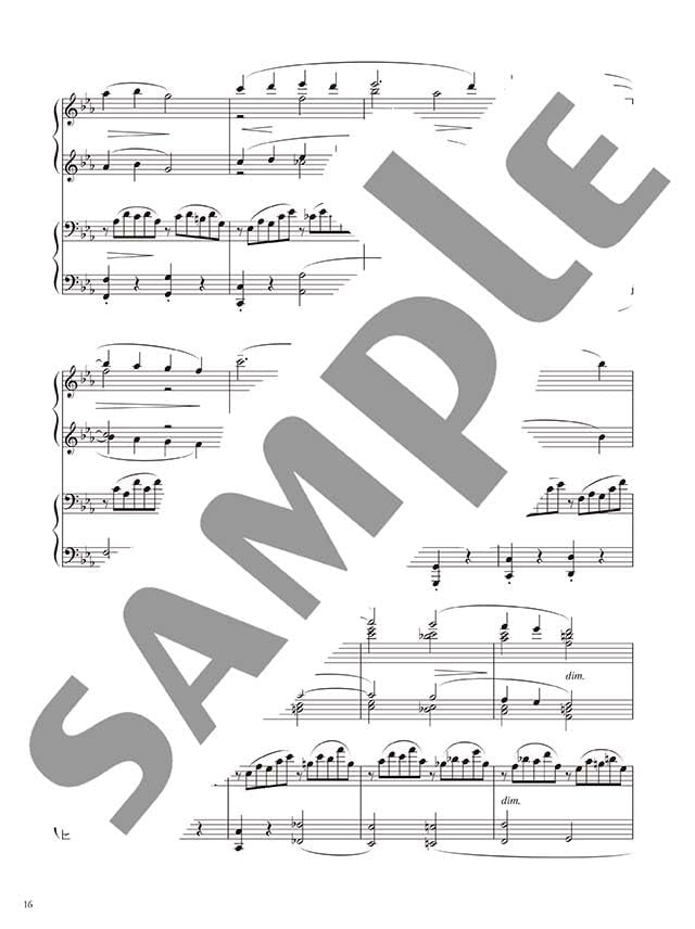 Classical music Best Selection Piano Duet - Sheet Music Book