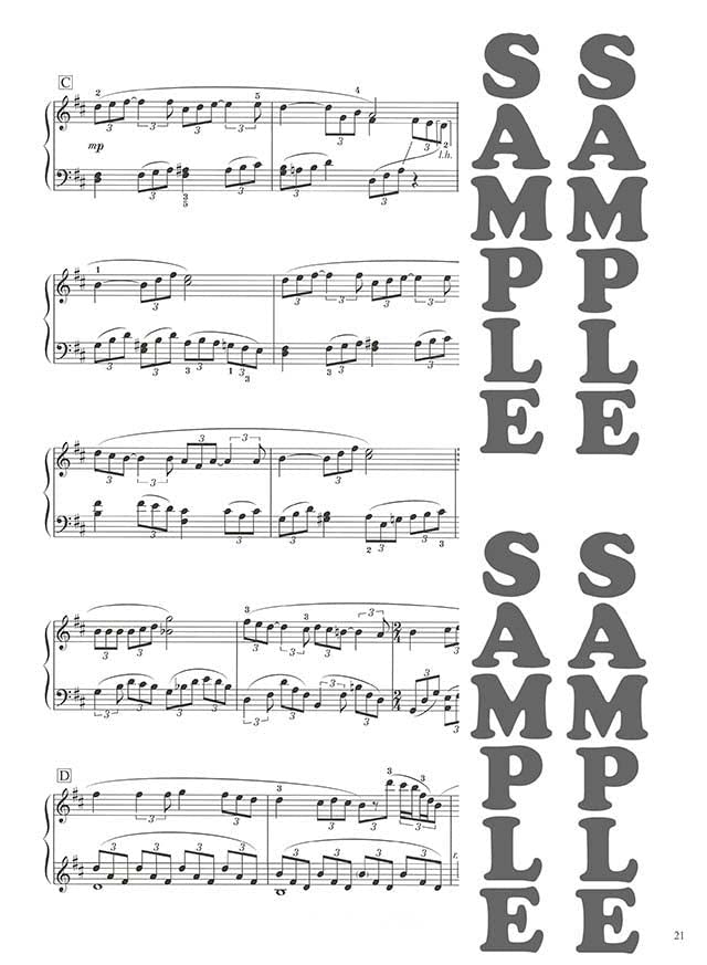 Best Japaninese Songs with Beautiful Piano Sounds in Intermedate Level: Piano Solo - Sheet Music Book