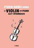 Studio Ghibli Songs for Violin and Piano /English Edition - Sheet Music Book