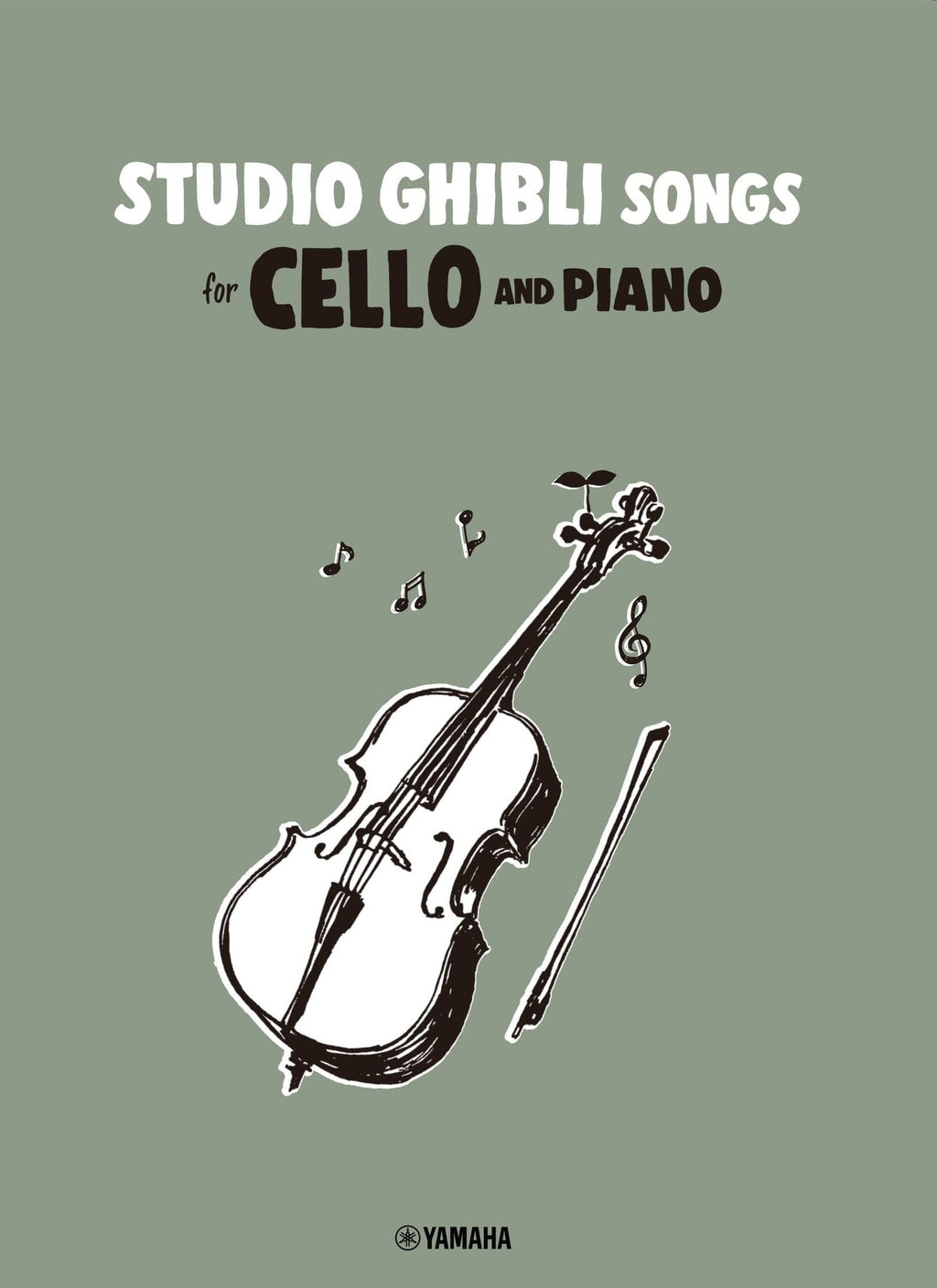 Studio Ghibli Songs for Cello and Piano /English Edition - Sheet Music Book