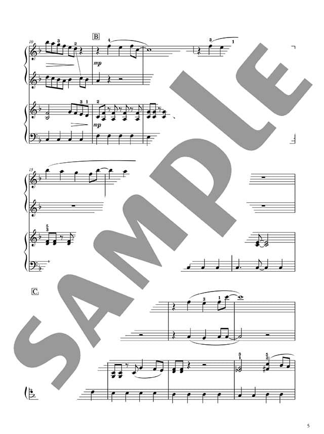 Studio Ghibli Piano Duet Book in Burgmuller Level - Sheet Music Book