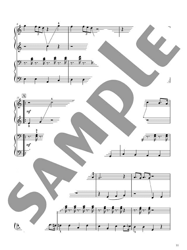 Studio Ghibli Piano Duet Book in Burgmuller Level - Sheet Music Book