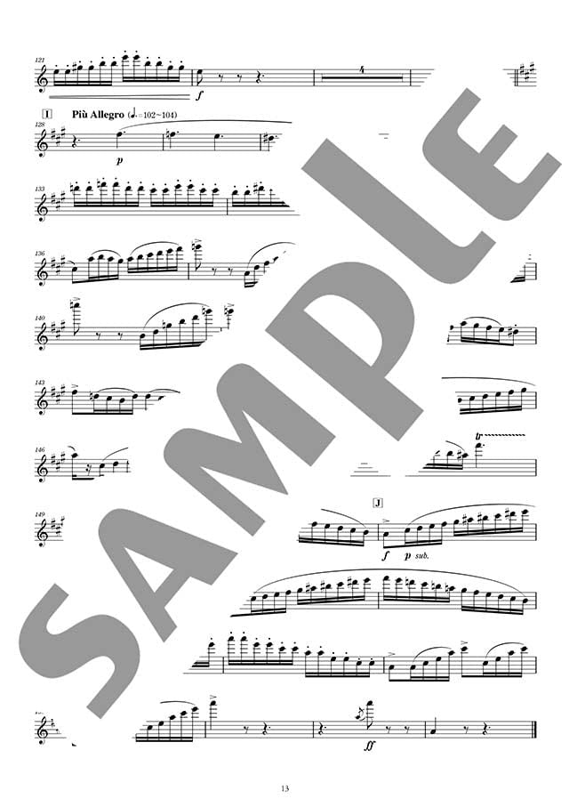 Concert Repertoire for Flute and Piano with CD - Sheet Music Book