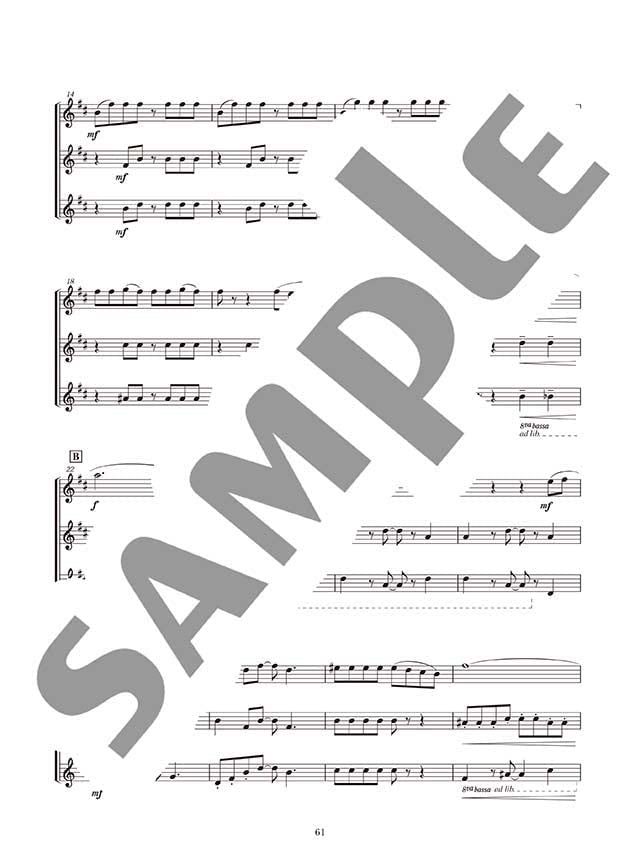 Ensemble de Anime - Clarinet Ensemble - Sheet Music Book