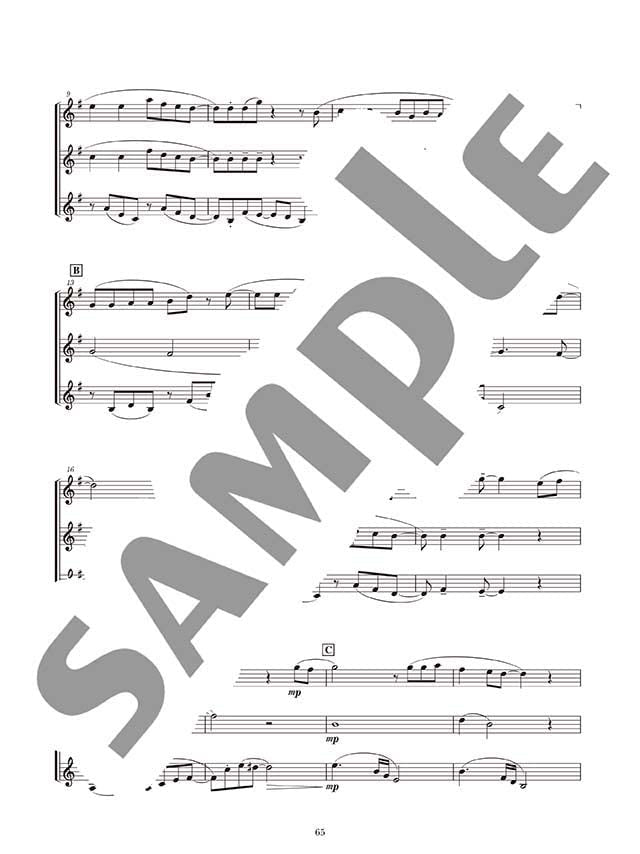 Ensemble de Anime - Clarinet Ensemble - Sheet Music Book