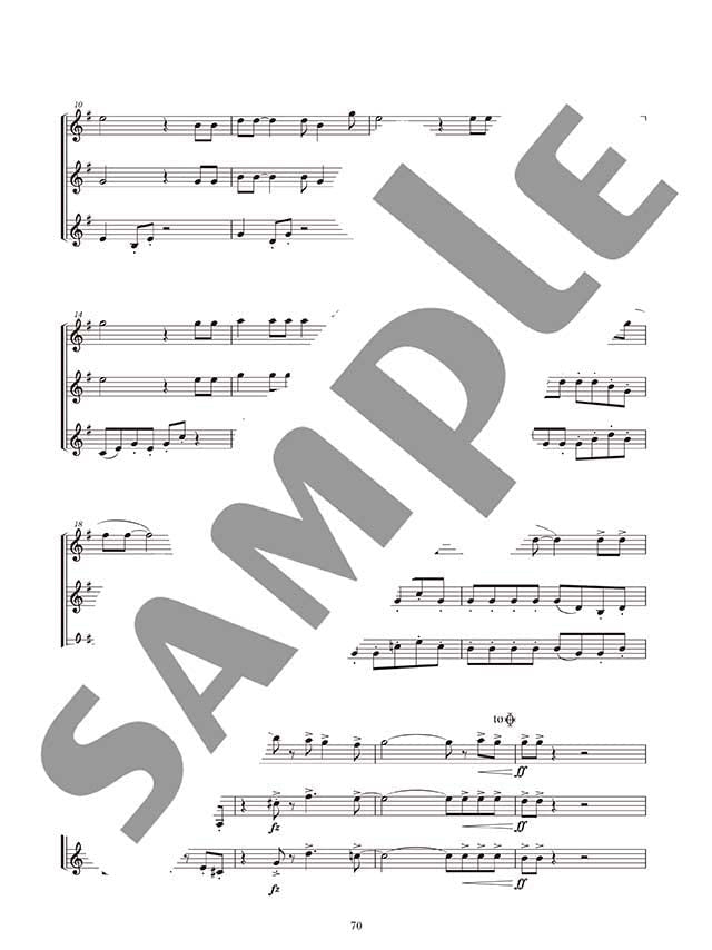 Ensemble de Anime - Clarinet Ensemble - Sheet Music Book