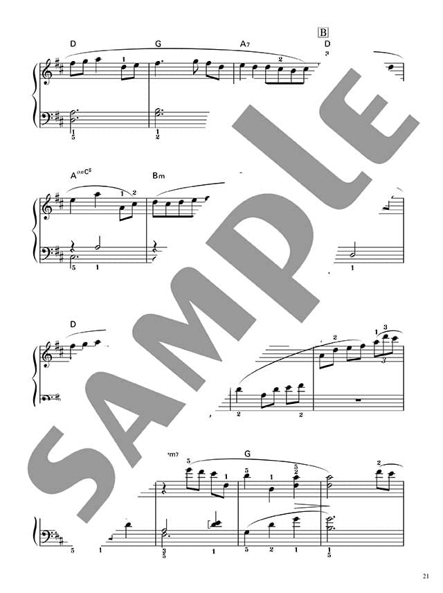 Popular Songs fo Piano Solo - Sheet Music Book