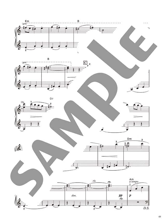 Popular Songs fo Piano Solo - Sheet Music Book
