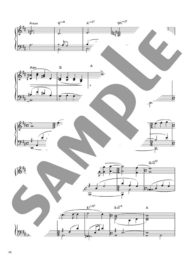 Popular Songs fo Piano Solo - Sheet Music Book