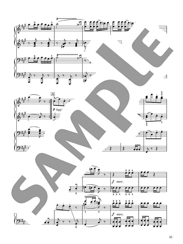 CLASSIC IN DUO - 10 Classical Music Arrangements for 2 Advanced Pianists: Piano Duet - Sheet Music Book