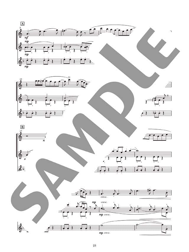 Ensemble de Anime for Saxophone - Sheet Music Book