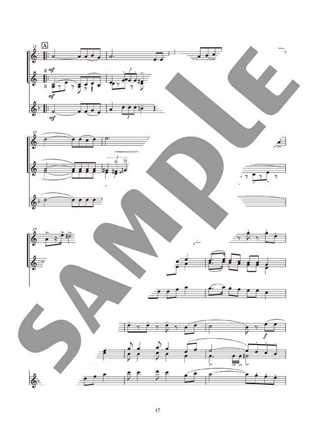 Ensemble de Anime for Saxophone - Sheet Music Book