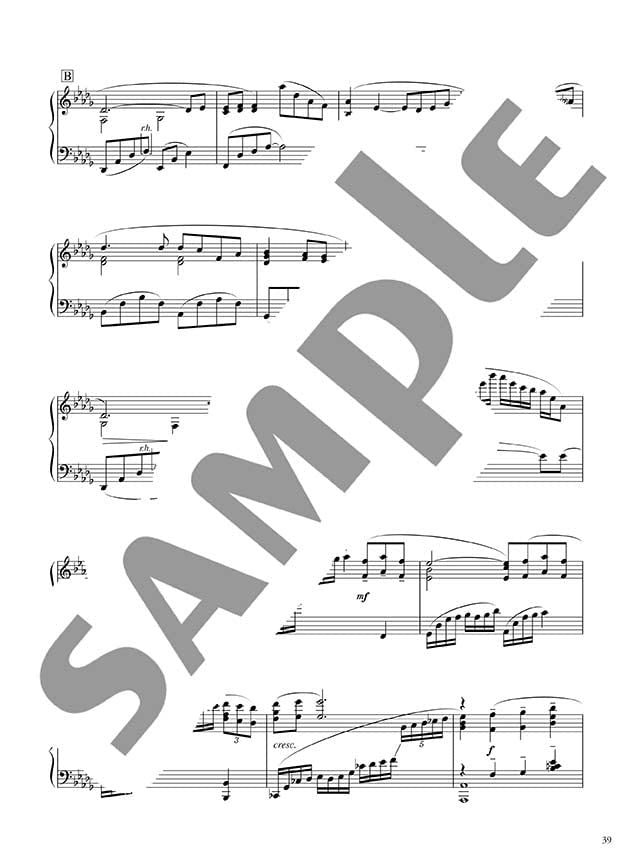 Studio Ghibli Piano Solo & Duet in Various Arrangements -"Merry-Go-Round of Life" & "Ashitaka and San" - Sheet Music Book