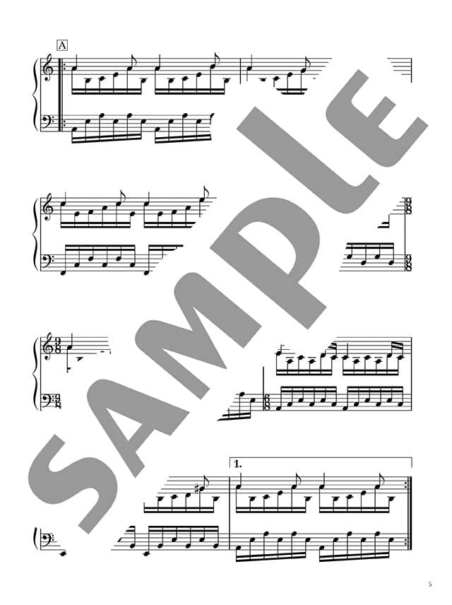 Relax Piano Solo for Grown-ups - Sheet Music Book