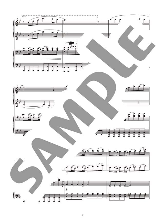 Studio Ghibli 1 in Classical Music Style from Baroque Era to 20th Century for Piano Duet - Sheet Music Book