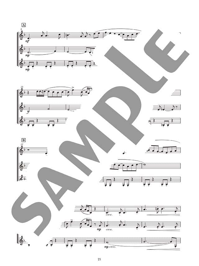 Ensemble de Anime - Anime Themes for Trumpet Ensemble - Sheet Music Book
