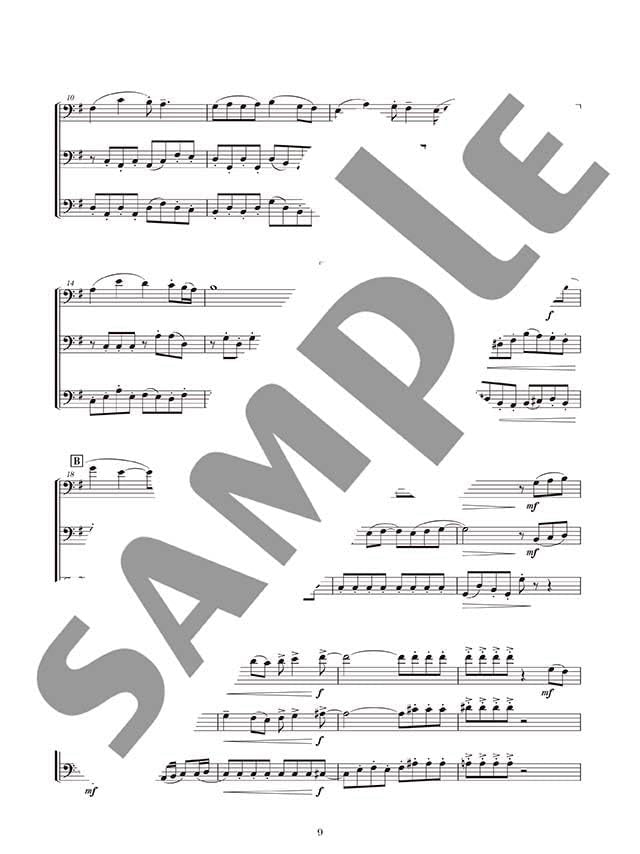 Ensemble de Anime: Trombone Ensemblede - Sheet Music Book