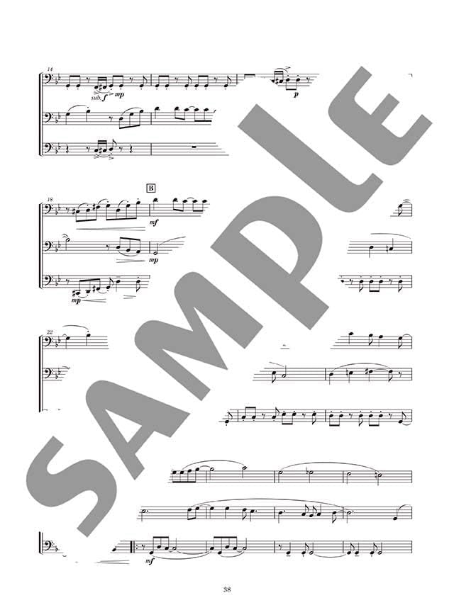 Ensemble de Anime: Trombone Ensemblede - Sheet Music Book