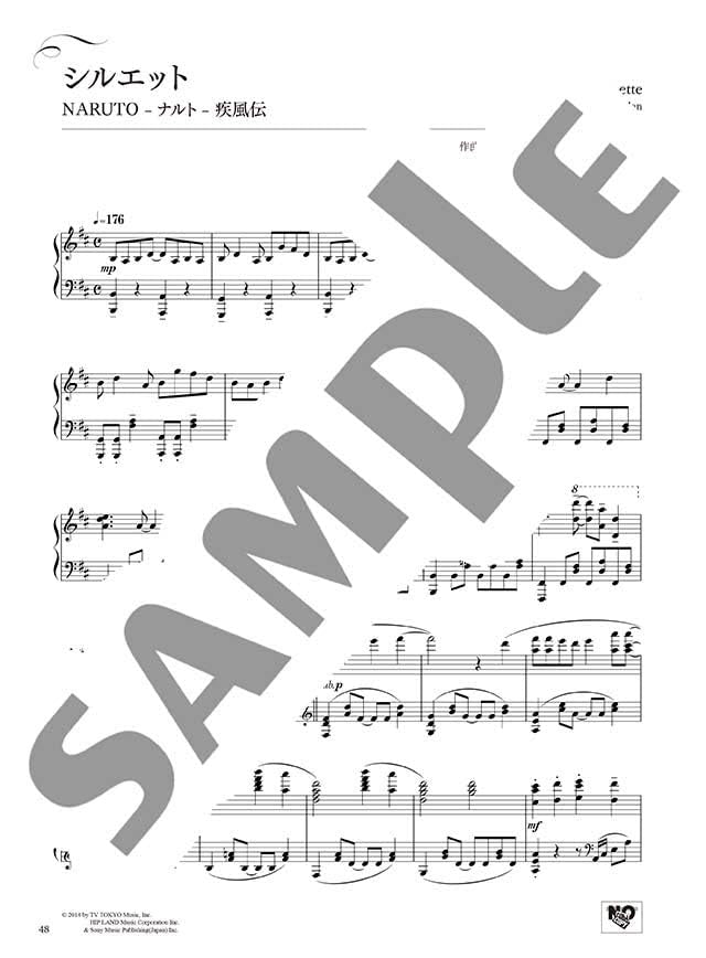 Animenz: Popular Anime Songs 1 for Piano Solo - Sheet Music Book